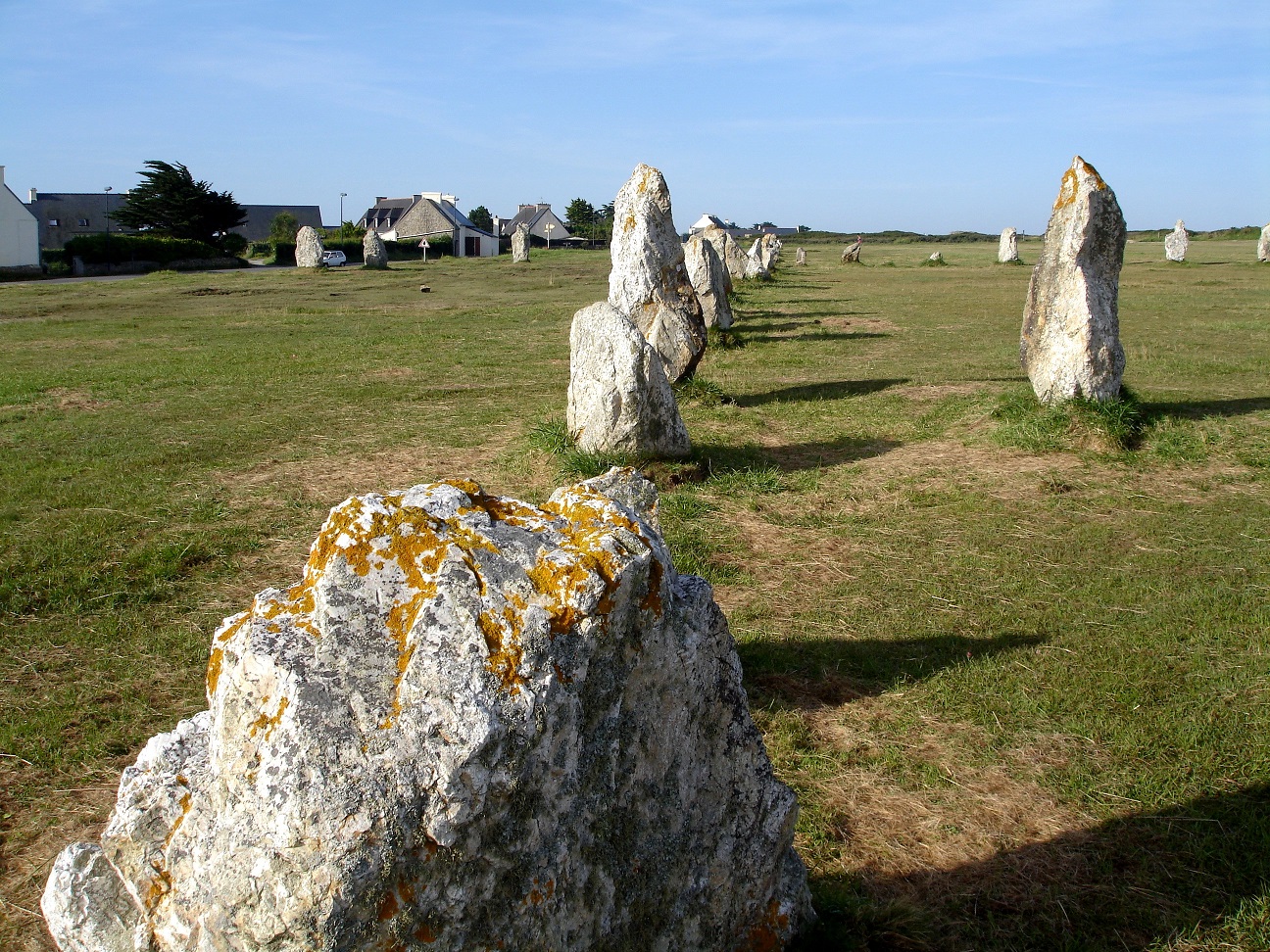 Alignement de Lagatjar (près de Camaret en Bretagne)