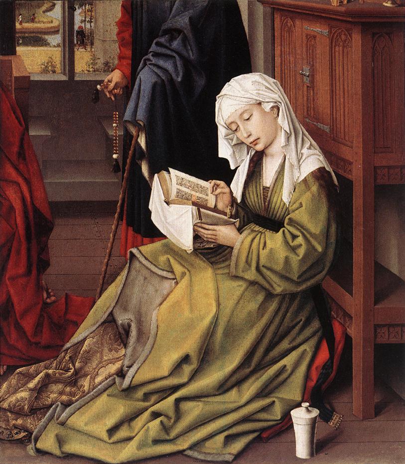 Marie-Madeleine lisant, peinte par VAN DER WEYDEN